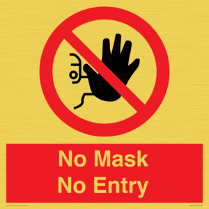 No Mask No Entry